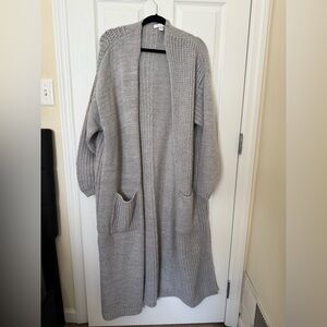 Topshop Light Gray Women's Cardigan